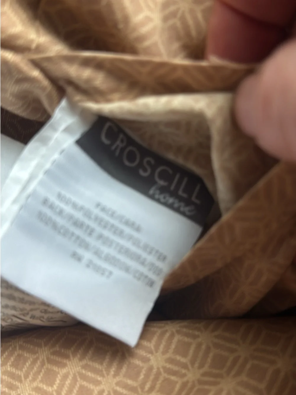 Pillow shams- Olive, Tan, croscill home